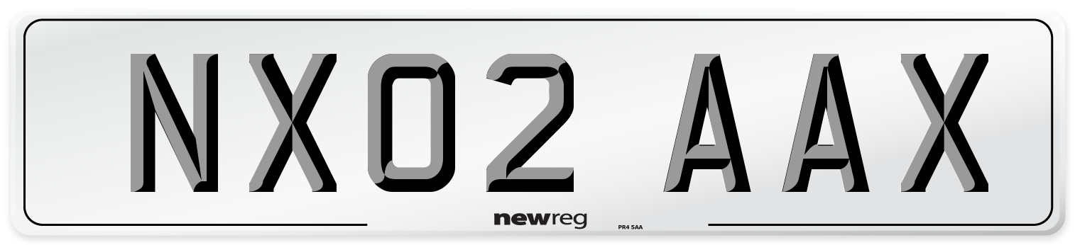 NX02 AAX Number Plate from New Reg